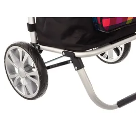 Franky Einkaufsroller ER1 Multicolor Check Schwarz