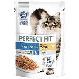PERFECT FIT 24 x 85g Indoor 1+ Huhn & Erbsen Perfect Fit Katzenfutter nass