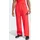 adidas Essentials Wide Leg 3 Bar Logo Hose Pure Ruby/Black XS