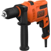 Black & Decker Black+Decker 500 W Schlagbohrmaschine BEH200K inkl. Tiefenanschlag mit Koffer