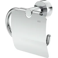 Lenz Toilettenpapierhalter mit Deckel, Chrom,