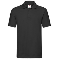 FRUIT OF THE LOOM Premium Polo Herren Polo-Shirt NEU - schwarz,