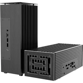 Akasa Turing Duo Pro, Designed for ASUS ExpertCenter PN53 & PN64, Aluminium Fanless NUC Case with Copper Thermal Kit, Supports up to 40W TDP, Vertical or Horizontal Placement, A-NUC99-M1B