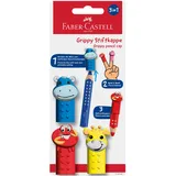 Faber-Castell Grippy Buntstift Cap 3 St. mehrfarbig