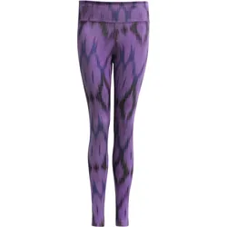 Yoga Leggings Devi Yoga Damen Violett Stretchig YOGISTAR königliches Lila L (48/50)