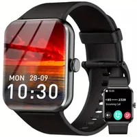 Smartwatch Herren Damen mit Telefonfunktion Sportuhr mit Puls-Schlaf-Monitor NEU