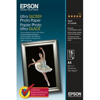 Epson Ultra Glossy A4 300 g/m2 15 Blatt