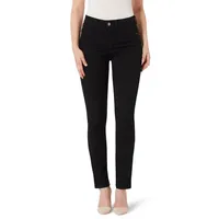 Stooker Women Slim-fit-Jeans Milano Damen Stretch Jeans -BLACK- Magic Shape schwarz 44