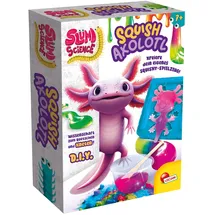 Lisciani - SLUMI Science Squish Axolotl – DIY Wissenschaftsset ab 7 Jahren – Squishy selber Machen mit Farben & Formen – Chemie Experiment Kinder – Spielzeug gegen Stress – Kreatives Bastelset