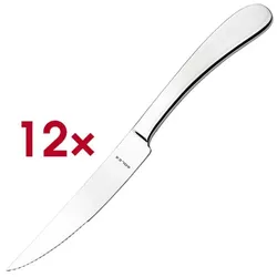 Solex 12er-Pack Steakhouse-Messer Vollheft »JULIA« Chromstahl