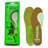 Footgel Padel Tennis Gel Insoles, Grösse:39-42 - Grün