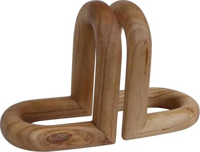 Premier Housewares Arlo Set mit 2 Büchernstützen aus Naturholz