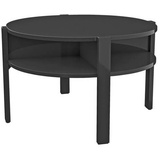 Forte Couchtisch Schwarz matt - 74,7 cm