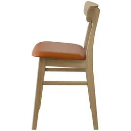 Hammel Furniture Esszimmerstuhl Mosbøl Leder braun
