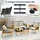 Costway Polyrattan Set 5-tlg. Braun