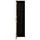 Badplaats Saturnus Hochschrank 35 x 130 cm Schwarz/Eiche Holz