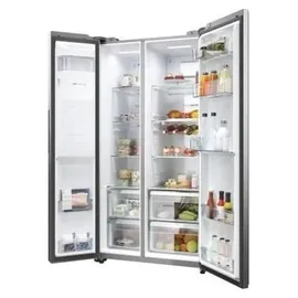 Haier HSW59F18EIMM Side-by-Side (601 l, 1775 mm hoch, Edelstahl)