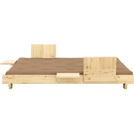 Karup Bett Social Sofa Bed 140 x 200 cm Kiefer lackiert beige