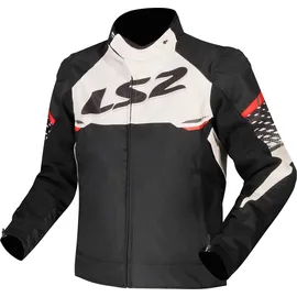 LS2 Apex Jacke / Weiß / Rot Herren Gr.xl