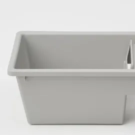 IKEA Fach für Schreibutensilien 35 x 24 x 14 cm 1-tlg. hellgrau