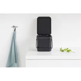 Brabantia Sort & Go Abfallbehälter 6 l grey