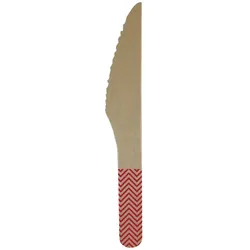 8 Holz Messer Paganini rot