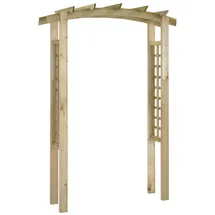 vidaXL Gartenbogen 150 x 60 x 210 cm Holz Braun