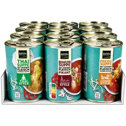 Satori Asia Suppe 400 ml, verschiedene Sorten, 12er Pack