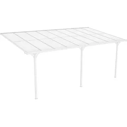 Tchibo - Terrassenüberdachung - 556x300x270cm - weiß - Aluminium