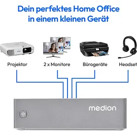 Medion S06e Mini PC (MD35355) Celeron N100 4GB/128GB SSD, Win 11