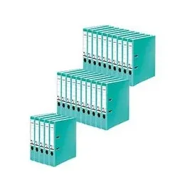 Falken Recycolor-Ordner DIN A4 50 mm Türkis 25 St.