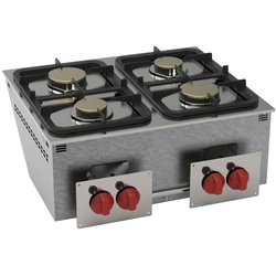 Einbau-küchenarbeitsplatte mit 4 brennern - 700x600x210 mm - 17 Kw - 12600331 Eurast