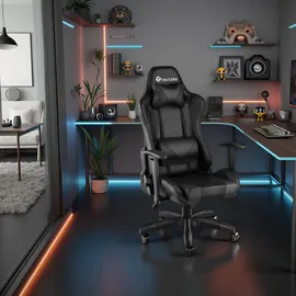Tectake Twink Gaming-Stuhl Schwarz