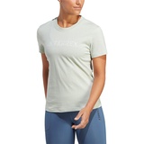 adidas Logo Short Sleeve T-shirt Grün XS Frau