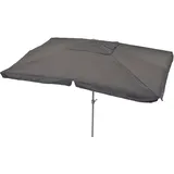 Merxx Marktschirm 300 x 400 cm Grau