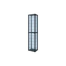 VCM VCM, Glasvitrine Kavisa , schwarz , Maße cm) B: 50 x 227