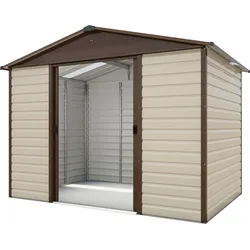 Gerätehaus »Brandenburg 106«, Metall, 37313961-0 taupe