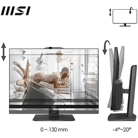 MSI Modern AM272P 1M All-in-One-PC 27" Full HD Intel Core 5 120U 5,0 GHz 8 GB RAM 512 GB SSD Intel Arc Graphics Win 11 Pro