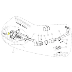 ESD Halterung Akrapovic P-X189