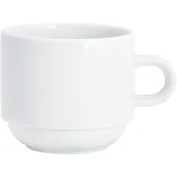 KAHLA 115407A90011C System Plus Kaffee-Obertasse 0,22 l stapelbar | stapelbare Kaffeetasse aus Porzellan