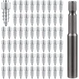 Reifen Spikes Auto, 12 mm Spike Schrauben für Schnee Tire Studs Screw in Tire Studs mit Installationswerkzeug für Auto LKW Motorrad Fahrrad Stiefel ATV SUV Autozubehör (100 Stück)