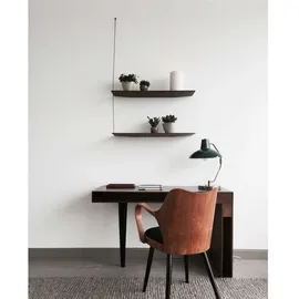 Woud Wandregal 120 x 22 x 80 cm Schwarz