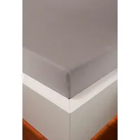 Bellana jersey Royal jersey Spannbetttuch Grau, 140-160 x 200-220