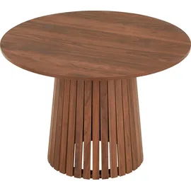 Happy Garden Runder Esstisch 110cm aus dunklem Holz Liv