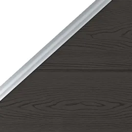 vidaXL Zaunelement WPC 95 x 180 cm Schwarz