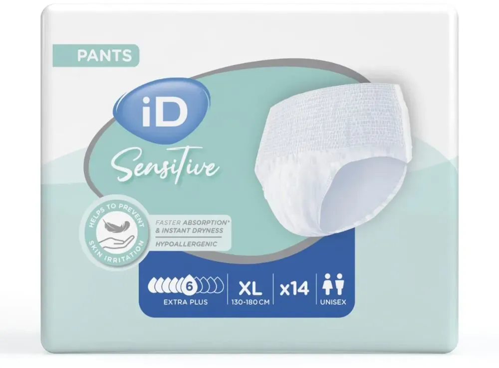 iD Sensitive Pants Extra Plus XL, 14 Stück