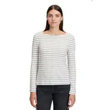 Betty & Co Ringelshirt Weiß/Grau XL