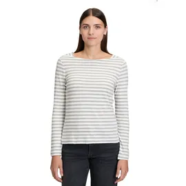Betty & Co Ringelshirt Weiß/Grau XL