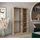 abiks möbel Schwebetürenschrank MADRYT 120 x 200 x 62 cm Eiche