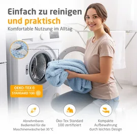 Medisana HB 415 Heizdecke 180 x 130 cm Denim-Blau